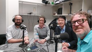 Guests on the first episode of RIS podcast