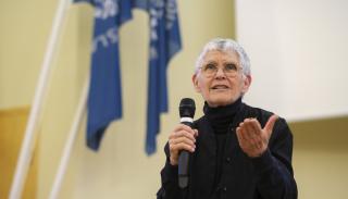 Cynthia Enloe presenting at the University of Iceland